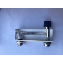 PMMA 액체 유량계 1/4 "BSP 암 스퀘어 패널 유형 Rotameter LZT-6T 16-160 미리리터/분 80-400, 한개옵션1, 02 80-400ml per min