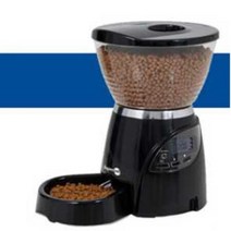 Petmate 리비스트로 자동 급식기 5LB(블랙) 펫 반려견식기