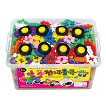 국민교육사 뉴꼬마천재블록 1호 _ 568pcs 토이맨 사각블럭 십자블럭 대형블럭 어린이집블럭 유아블럭