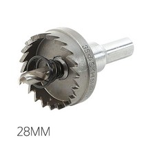 세양 홀쏘 홀커터 28MM 천공깊이 8mm 철판 합판 함석 5680871EA, 본상품선택
