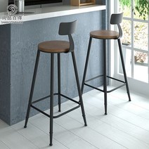 인더스트리얼 철제 인테리어 홈바의자 카페의자, 60cm 타입 2