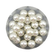 [홈앤스쿨] 진주구슬 반쪽진주 하트 별 꽃무늬 칼라 단색 혼합 DIY 만들기 꾸미기 데코 재료 용품 환경판 진주, 진주구슬_20mm