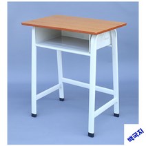 학교책상의자 학교의자 학생 책걸상세트, 싱글 테이블 높이 75cm 옐로우