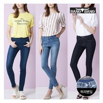 뱅뱅 뱅뱅 여성 썸머 스트레치 데님 3종택1