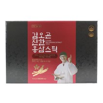 김오곤 진한홍삼스틱 10ml 30포 x 4박스, 없음