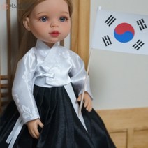 인형 한복 DIY 광복절 저고리 치마 세트 MSD SD 60cm 구체관절인형, 패턴＋설명서＋원단 패키지, msd~45도리스돌