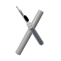 제네릭(Generic) 블루투스 이어버드 클리닝 펜 다기능 이어폰 클리너 헤드셋 키보드 휴대폰 및 카메라 렌즈에 적합 (화이트) 149902, White