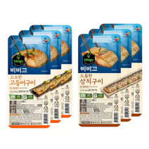 [CJ]초간단 생선구이 정식 완성 비비고 생선구이, (냉장) 생선 고등어구이 3개, + 삼치구이 3개