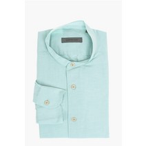 Corneliani FLAX 셔츠 위드 MANDARIN 칼라 87P122 1111912 007