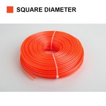 잔디깍는기계 잔디깍기 제초기 예초기 2.4mm/2.7mm/3mm 1LB 잔디 트리머 라인 브러시 절단 잡초 로프 도구, 05 3.0mm Square 1LB
