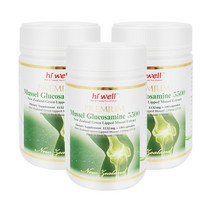 글루코사민 홍합 함유 하이웰 프리미엄 홍합 글루코사민 5500 540베지캡슐