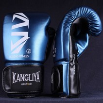 KANGLIYA UFC 글러브 오픈핑거 스파링 MMA 글러브, 블루