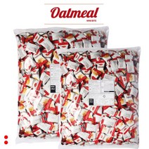 리치 오트밀 미니바이트 귀리 곡물 대용량 과자 1Kg 약 400개입, 2봉