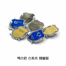 익스테리어어 렉스턴 스포츠 로고각인 포인트 앰블럼2P 필러 휀, 종류:카본, 단품