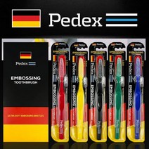 페덱스 엠보싱 초극세모 칫솔 6박스(30개입) 독일제 칫솔모 사용 롱헤드 대왕 칫솔