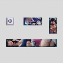 가상키보드 원신 임팩트 참신한 올오버 염료 서브 베드 DIY 키캡 스페이스바 Pbt 사용자 정의 기계식 키보, 한개옵션2, 16 WHITE, 한개옵션1