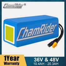 전동킥보드배터리 ChamRider 36V Ebike 배터리 48V 20A 30A BMS BaFang 500W 700W 18650 21700 셀 리튬 팩 자전거 전기 스쿠터, 러시아, Samsung 36V20.3AH, 09 Samsung 36V20.3AH