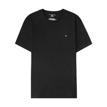 타미힐피거 타미힐피거 크루 반팔티 블랙 티셔츠 09T4135-001