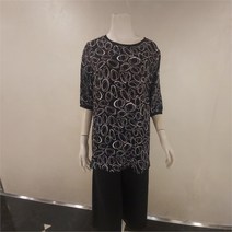 최복호 최복호 NC05 쉬폰 나염 블라우스 p222 1063 02 (8698633)