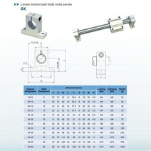 어닝레일 4PCS SK8 SK10 8/10/12/20mm 선형 베어링 레일 샤프트 지원 클램핑 가이드 XYZ 테이블 CNC 라우터, 02 SK10