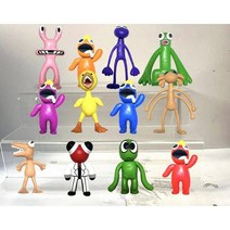 Robloxed 레인보우 프렌즈 애니메이션 피규어, 12pcs E