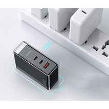 첫드림 MDD 맥도도 GaN 100W 2+1 고속 충전기(국제판) 4배 속도 블랙