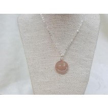 자체제작 상품 925 silver 스마일 펜던트 은 목걸이