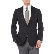 [슈트 셀렉트] 블레이저 SUIT SELECT (슈트 셀렉트) [RBC]2 버튼 재킷스트레치 소재로 가볍게씻을 수 있는 워셔블 노 다리미로 착용 가능리모트 워크캐주얼블랙 체크맨즈 재킷 블랙 체크 ABLL