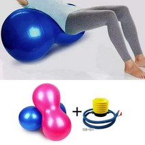 필라테스 요가 용품 땅콩 짐볼 밸런스 도구 피넛볼 보수볼 임산부 짐볼 운동법땅콩 짐볼 사이즈 밸런스볼 필라테스 발란스 요가 대형, 레드