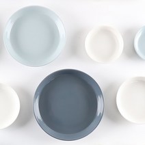 시둥마켓 +[시둥마켓]+_ 파티접시 찬기 원형접시 직사각접시 과일접시 도자기그릇 깔끔한면기, 몬드 딥접시 2size 공기대접 반찬기 밥그릇, 중/화이트
