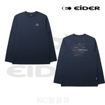 아이더 [매장정품] 가볍게 입기좋은 가을 (카르테) 남성 긴팔 티셔츠 [DMU21217/Navy(N4)][NC불광]