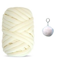 벨벳 자이언트얀 가방 만들기 자이언트얀1kg 뜨개실 망고실, 기본 아이보리