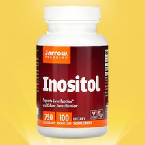 재로우 포뮬라 비건 이노시톨 750mg 베지캡슐 100정 미오이노시톨 임산부 여성 청소년 학생 임신선물 갱년기 Jarrow Formulas Inositol 100 Capsules, 이노시톨 750mg 100정
