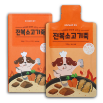 닥터바이 강아지 전복소고기죽 강아지보양식 100g 5개입, 1SET