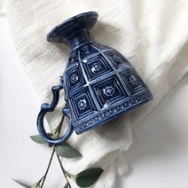 포르투갈 메세라미카 티에라 어거스타 - 머그 3color, 크리스탈블루, 1개