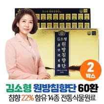 비타리온 침향 22% 김소형 원방침향단 침향환 60환 고급패키지 쇼핑백 포함, 2개