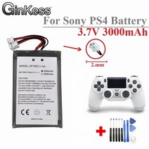 저무리 호환제품 소니 PS4 PS4Pro 교체 컨트롤러 Playstation 4 V4 V1 V2 DualShock CUH-ZCT2 CUH-ZCT2E CUH-ZCT1E CUH-ZC, 02 4Pcs Battery