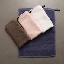 주방타올 고리 수건 핸드 타월 세트, 코마40수 엘르주방, 4장, 혼합컬러