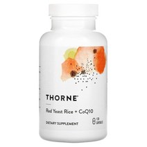 쏜리서치 Thorne Research RED YEAST RICE 홍국 코엔자임Q10 120 캡슐