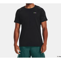 언더아머 남성 UA RUSH 엠보스 편하고 가볍고 땀 흡수 배출이 좋은 기능성 반팔티 1376790-001