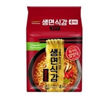 풀무원 생면식감 생라면 매운맛 95.9g, 6개