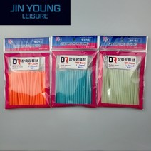 진영레져 7각 장축광 튜브 8cm 50개입 국산 장축광튜브 갈치채비 우럭, 핑크, 50개