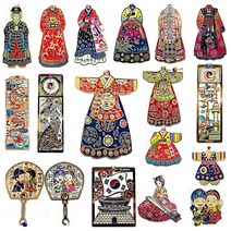 (주)파앤카코리아 한국 전통금장 칠색 책갈피, 가4.대한민국