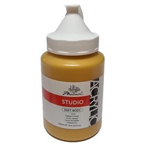 아크릴물감 STUDIO 250ml 676 Yellow Ochre/ 대용량 황토색 낱색 미술 벽화 공예 디자인 인테리어재료