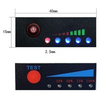 검정 [6S 전용] 리튬이온 배터리 용량표시기 [박막형], 기본