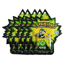 스트라이킹 팝핑캔디 사과맛 15g 5개, 나리글로벌 1