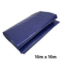 방수포 청색 천막 10m x 10m 최고급지 그라운드시트 캠핑 대형시트 덮개 타포린 PVC