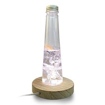 LED 원형 원목 향수조명 무드등 백색 USB스위치 포함