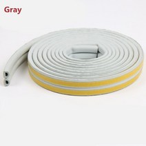 방음재 소음차단 자동차소음 가정용 벽소음 스펀지 층간소음 5M Anti Collision Foam Draught Excluder 방, 04 GRAY