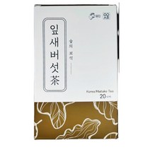머쉬온 잎새버섯차 20티백 티백차 약용버섯차, 20g, 1박스, 20포